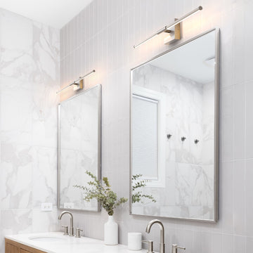 Makena Modern Minimalist Dimmable Integrated LED Metal Wall Sconce